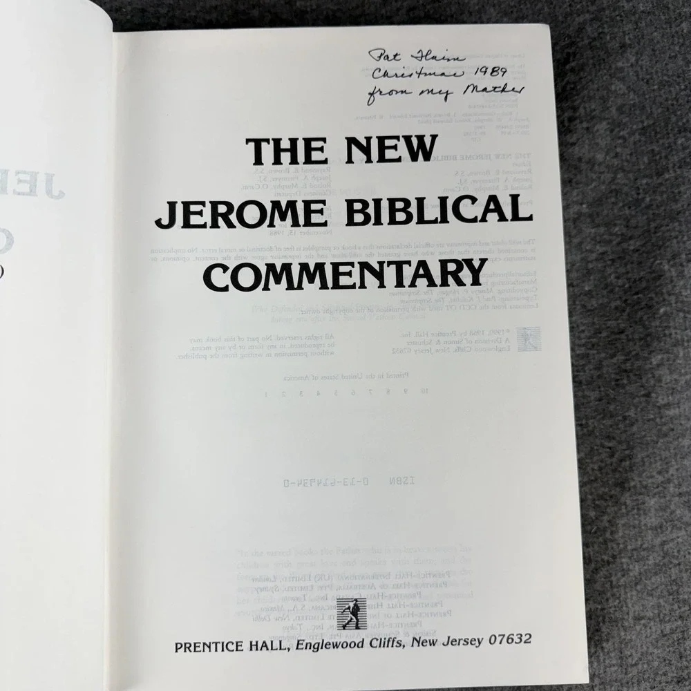 Vintage New Jerome Biblical Commentary Brown Fitzmyer Murphy Gray HC Prentice‎
